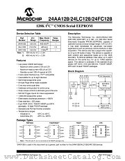 24FC128 datasheet pdf Microchip