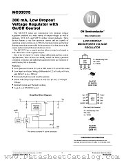 MC33375D-5.0 datasheet pdf ON Semiconductor
