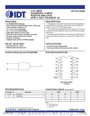 IDT74LVC08APY datasheet pdf IDT