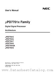 UPD77019 datasheet pdf NEC