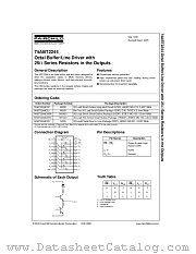 74ABT2244CSCX datasheet pdf Fairchild Semiconductor