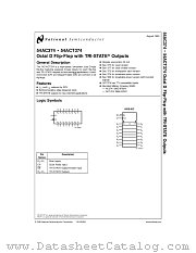 5962-87694012A(54AC374LMQB) datasheet pdf National Semiconductor