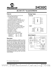 24C02C-E/ST datasheet pdf Microchip