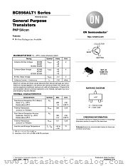 BC856BLT3 datasheet pdf ON Semiconductor