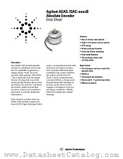 AEAS-72AC-LACAB datasheet pdf Agilent (Hewlett-Packard)