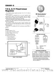 CS5207-3 datasheet pdf ON Semiconductor