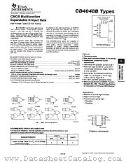 CD4048BPWR datasheet pdf Texas Instruments