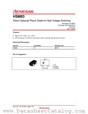 HSM83 datasheet pdf Renesas