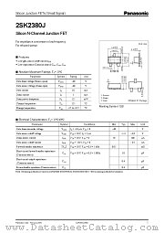2SK2380J datasheet pdf Panasonic