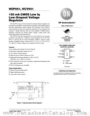 NCP551 datasheet pdf ON Semiconductor