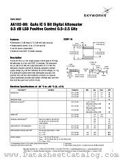 AA102-80 datasheet pdf Skyworks Solutions