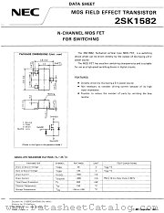 2SK1582 datasheet pdf NEC