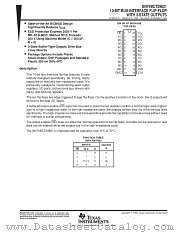 SN74BCT29821NT datasheet pdf Texas Instruments