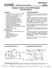 CM3018-29ST datasheet pdf California Micro Devices Corp