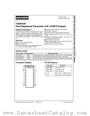74ABT543CMSA datasheet pdf Fairchild Semiconductor
