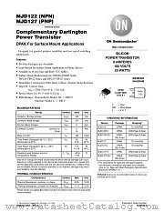 MJD127T4 datasheet pdf ON Semiconductor