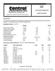 2N3500 datasheet pdf Central Semiconductor