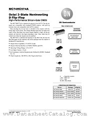 MC74HC574A datasheet pdf ON Semiconductor