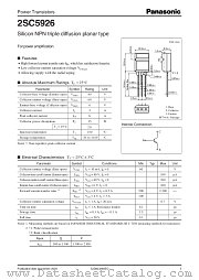 2SC5926 datasheet pdf Panasonic