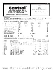 BU406D datasheet pdf Central Semiconductor