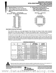 SN74AHC374DGVR datasheet pdf Texas Instruments