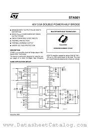 STA501013TR datasheet pdf ST Microelectronics