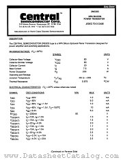 2N5303 datasheet pdf Central Semiconductor