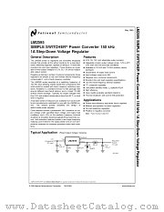 LM2595SX-3.3 datasheet pdf National Semiconductor