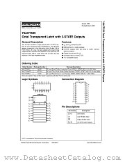 74ACT533SCX datasheet pdf Fairchild Semiconductor