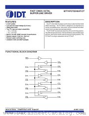 IDT74FCT2240CTSO datasheet pdf IDT