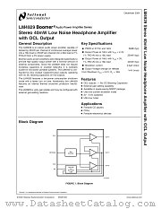 LM4929MMX datasheet pdf National Semiconductor