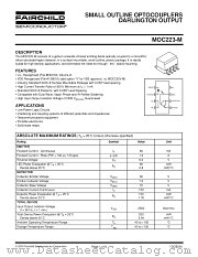MOC223R2M datasheet pdf Fairchild Semiconductor