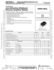MHW1304L datasheet pdf Freescale (Motorola)