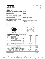 FDS7760A_NL datasheet pdf Fairchild Semiconductor