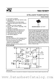 TDE1707BFPT datasheet pdf ST Microelectronics