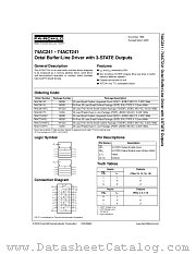 74ACT241MTCX datasheet pdf Fairchild Semiconductor