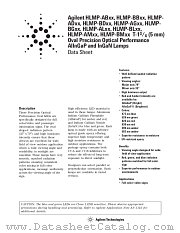 HLMP-BL11-KN000 datasheet pdf Agilent (Hewlett-Packard)