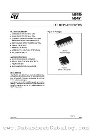 M5450 datasheet pdf ST Microelectronics