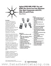HFBR-2422 datasheet pdf Agilent (Hewlett-Packard)