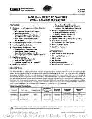 PCM1851PJTR datasheet pdf Texas Instruments