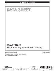 74ALVT16240DL datasheet pdf Philips