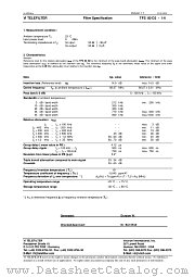TFS80D-2 datasheet pdf Vectron