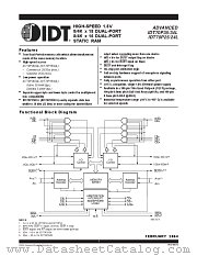 IDT70P24L25PF8 datasheet pdf IDT