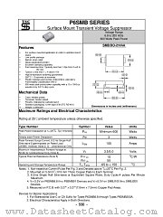 P6SMB160CA datasheet pdf Taiwan Semiconductor