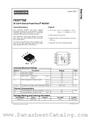 FDS7779Z_NL datasheet pdf Fairchild Semiconductor