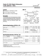 AT001D6-25 datasheet pdf Skyworks Solutions