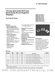 HDSP-3600 datasheet pdf Agilent (Hewlett-Packard)