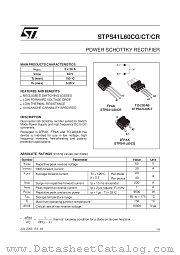 STPS41L60C datasheet pdf ST Microelectronics