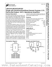 LMV341MG datasheet pdf National Semiconductor