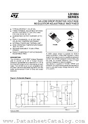 LD1084D2M12R datasheet pdf ST Microelectronics